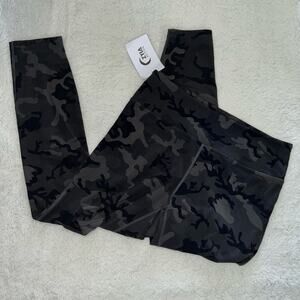 Zyia - forest camo slashed luxe high-rise leggings - size 12